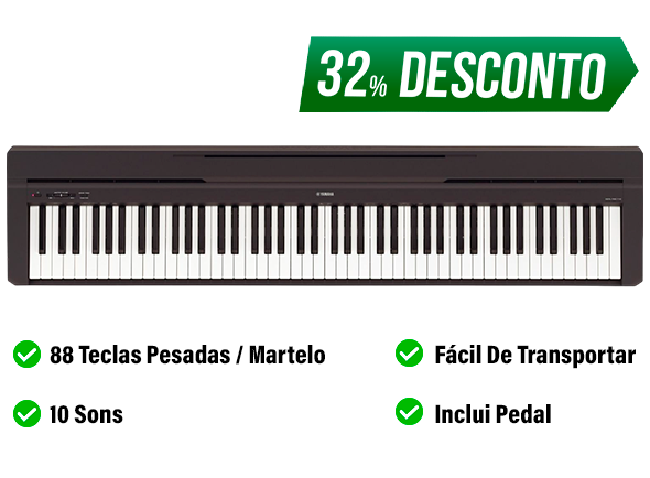 Yamaha P-45 B Piano Digital BEST-SELLER Qualidade-Preço Yamaha P-45 B Piano Digital BEST-SELLER Qualidade-Preço